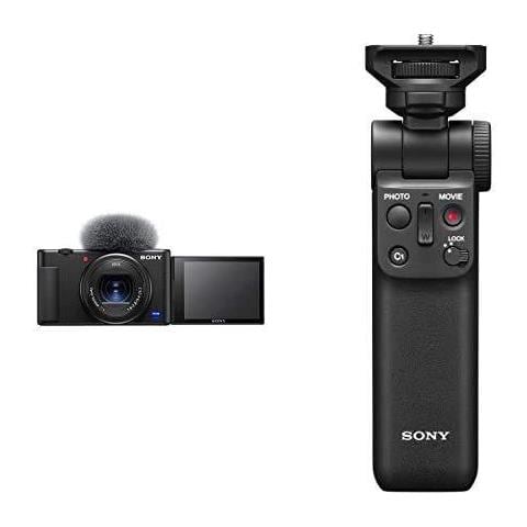 Vlog Fotocamera Zv-1 Fotocamera Digitale (schermo Ad Angolazione Variabile Per Vlogging Video 4k) Zv1bdi. eu - Nero Gp-vpt2bt Impugnatura (per Selfie E Vlogging) Nero - Foto 1
