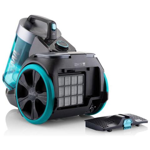 Aspirapolvere Stellar 122190000 Senza Sacco, Potenza 700 W, Capacità Polvere 1,5 L, Blu - Foto 2