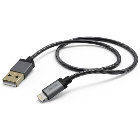 1.5m, USB2.0-A / Lightning 1.5m USB A Lightning Antracite cavo USB - Foto 1