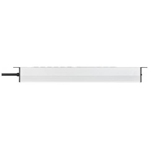 1390007112 prolunghe e multiple 2 m 12 presa (e) AC Interno Nero, Argento - Foto 2