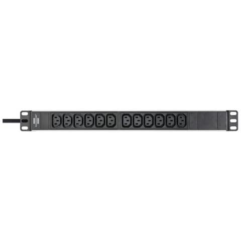 1390007112 prolunghe e multiple 2 m 12 presa (e) AC Interno Nero, Argento - Foto 3