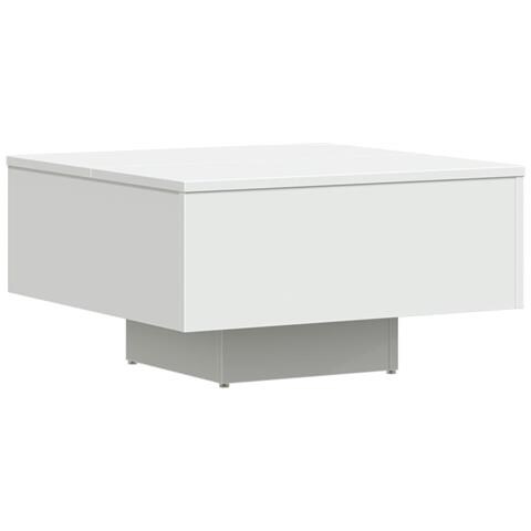 Tavolino da Salotto Bianco 60x60x31,5 cm in Legno Multistrato - Foto 1