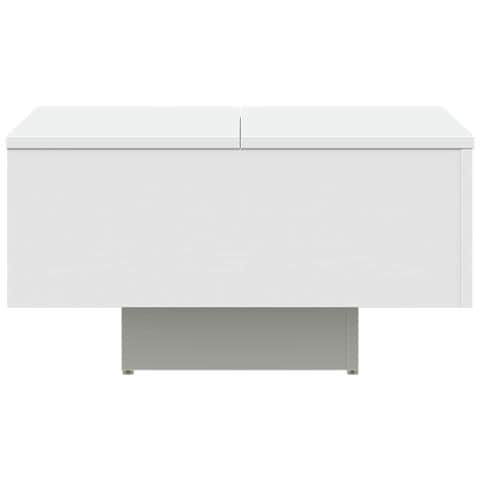 Tavolino da Salotto Bianco 60x60x31,5 cm in Legno Multistrato - Foto 8