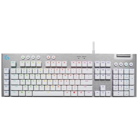 G815 - Tactile - White tastiera Gaming USB AZERTY Francese Alluminio, Bianco - Foto 1