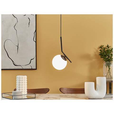 Lampadario Wapiti Vetro Nero - Foto 1