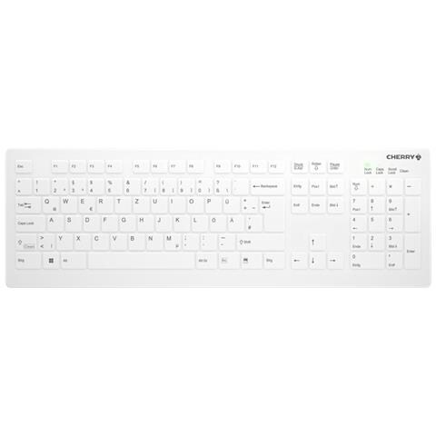 Tastiera Wireless AK-C8112F-FU1-W/GE  (Layout Tedesco) Colore Bianco - Foto 1