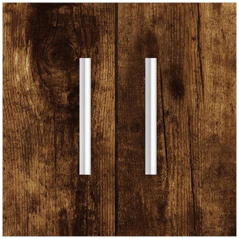 Supporto Acquario 81x36x73 Cm In Legno Multistrato Rovere Fumo - Foto 8
