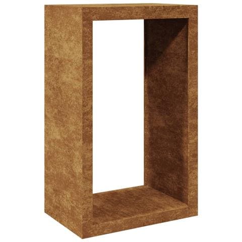 Rastrelliera Per Legna 60x40x100 Cm In Acciaio Corten - Foto 2