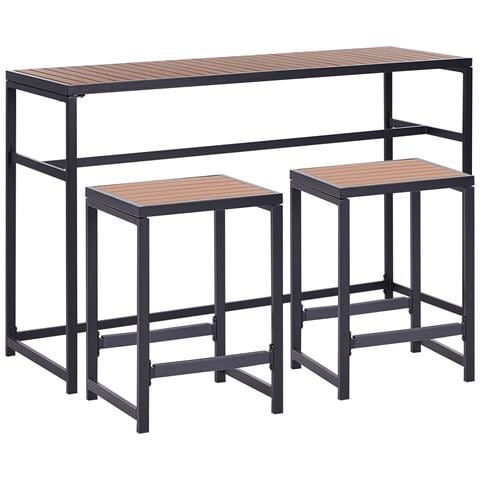 Set Da Pranzo Materiale Sintetico Nero Avetrana - Foto 2