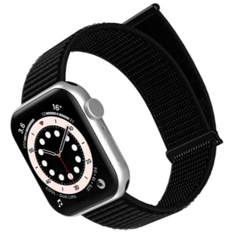 Cinturino Per Apple Iwatch In Nylon Intrecciato Black M - Foto 2