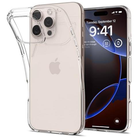 Ultra Slim Custodia Tpu Silicone 0,3mm Cover Case Per Apple Iphone 16 Pro Max - Foto 1