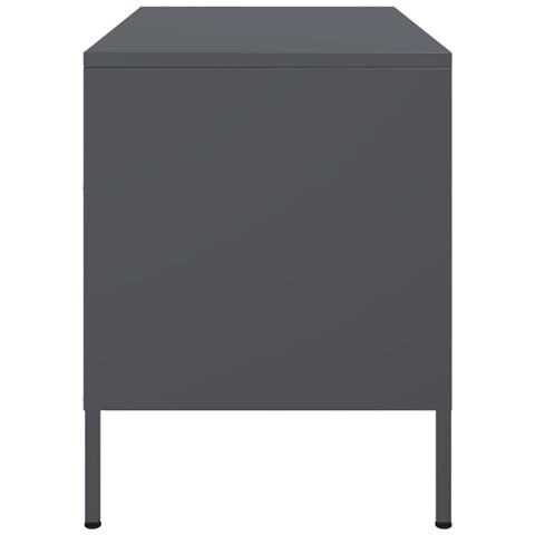 Mobili Tv 2pz Antracite 68x39x50,5 Cm In Acciaio - Foto 10
