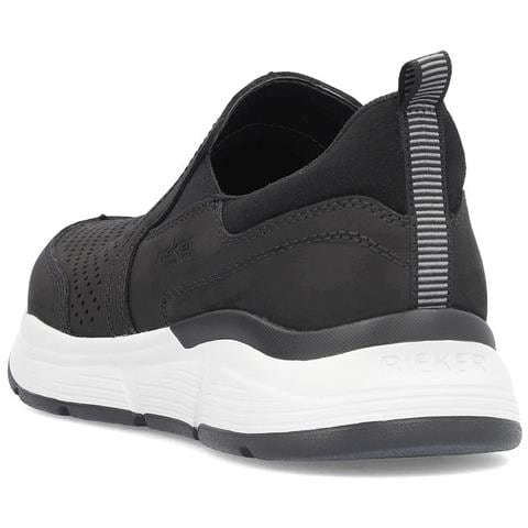 Classic Sneakers Pelle Scamosciata /nabuk Scarpe Uomo Nero Eu 41, B5062-00 - Foto 3