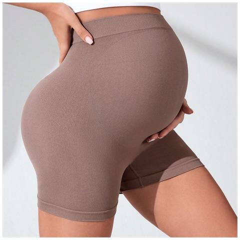 Leggings Capri Premaman, Confezione Da 2 Pantaloni Yoga Sportivi Sopra Il Pancione  S - Foto 6