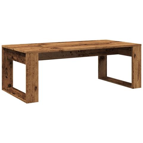 Tavolino Da Salotto Legno Antico 102x50x35 Cm In Truciolato - Foto 2