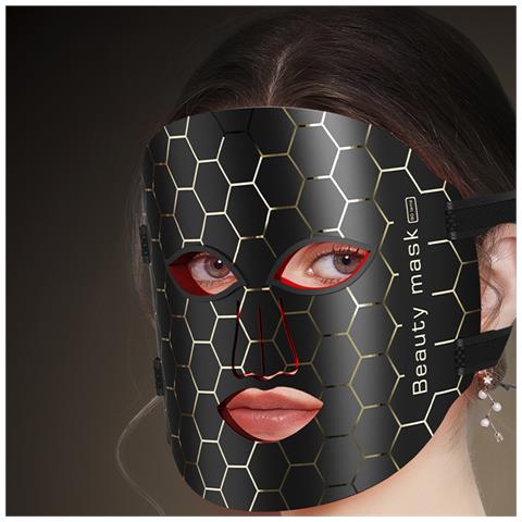 Maschera Per Trattamenti Della Pelle Con Luce. Cura Del Viso, Anti-invecchiamento, Ringiovanimento Della Pelle. - Foto 2