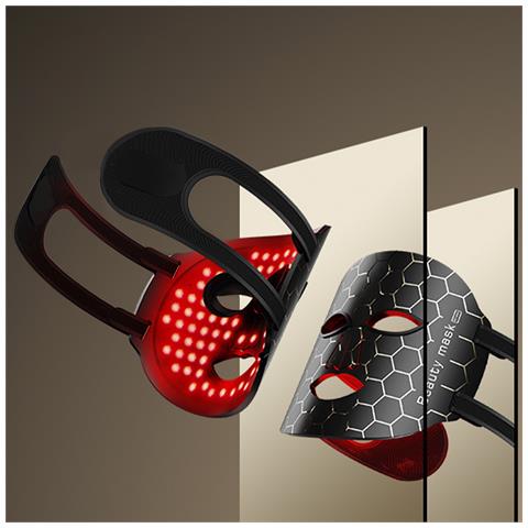 Maschera Per Trattamenti Della Pelle Con Luce. Cura Del Viso, Anti-invecchiamento, Ringiovanimento Della Pelle. - Foto 6