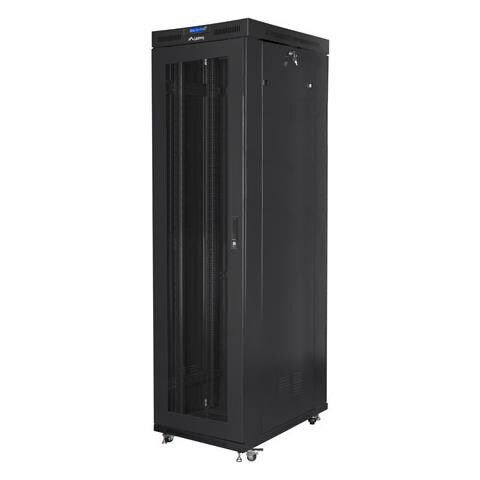 Lanberg FF01-8047-23BL, Rack indipendenti, 47U, 1200 kg, Lucchetti, Gestione dei cavi ottimizzata, Rotelle - Foto 1