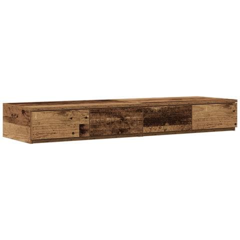 Cassetti Letto Legno Vecchio 120x36,5x16,5 cm Legno Ingegnerizzato - Foto 1