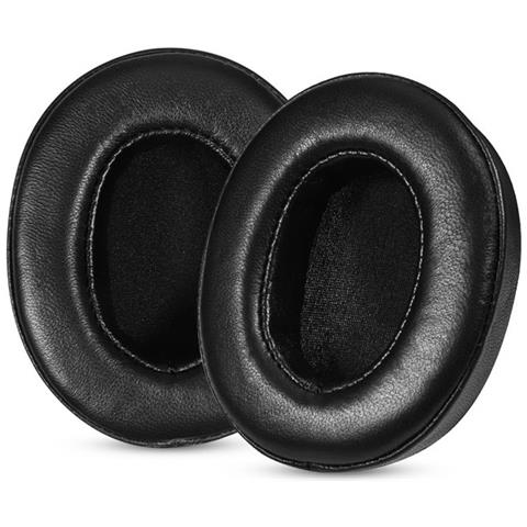 Cuscinetti Auricolari Di Ricambio In Pelle Di Agnello Neri Compatibili Con Huawei Freebuds Studio - Foto 1