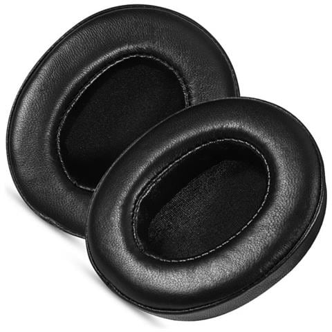 Cuscinetti Auricolari Di Ricambio In Pelle Di Agnello Neri Compatibili Con Huawei Freebuds Studio - Foto 2