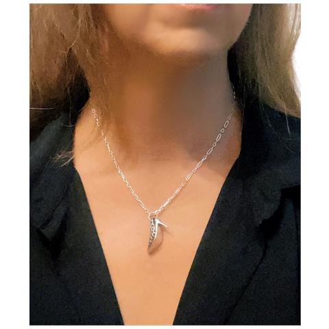 Collana ""tacón1"" In Argento Placcato - Foto 2