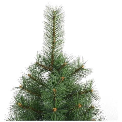 Albero di Natale artificiale con 150 LED Verde 150 cm PE e PVC - Foto 9