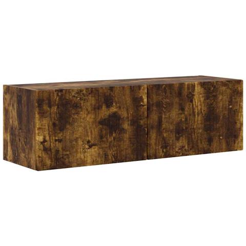 Mobile TV da parete Rovere fumé 60 x 31 x 29.5 cm - Foto 1