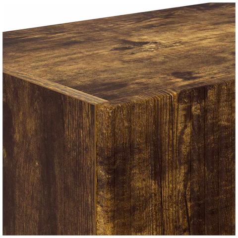 Mobile TV da parete Rovere fumé 60 x 31 x 29.5 cm - Foto 9