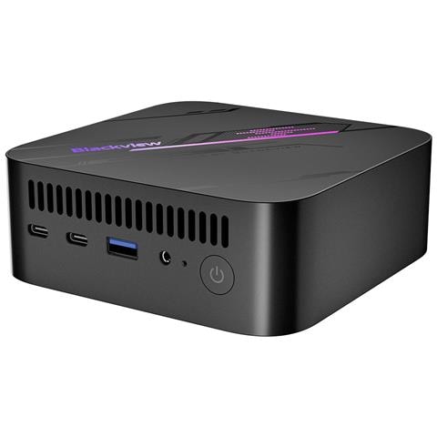 MP100 AMD Ryzen™ 7 5825U 16 GB DDR4-SDRAM 512 GB SSD Windows 11 Pro Mini PC Nero, Grigio - Foto 1