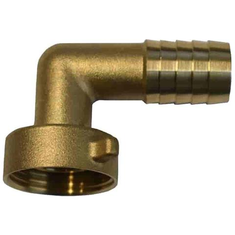 Raccordo Ottone Per Tubo Da Giardino Gomito 1'' E Attacco 19mm - Foto 2