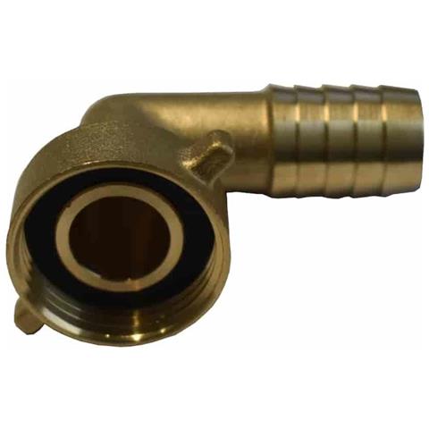 Raccordo Ottone Per Tubo Da Giardino Gomito 1'' E Attacco 19mm - Foto 1