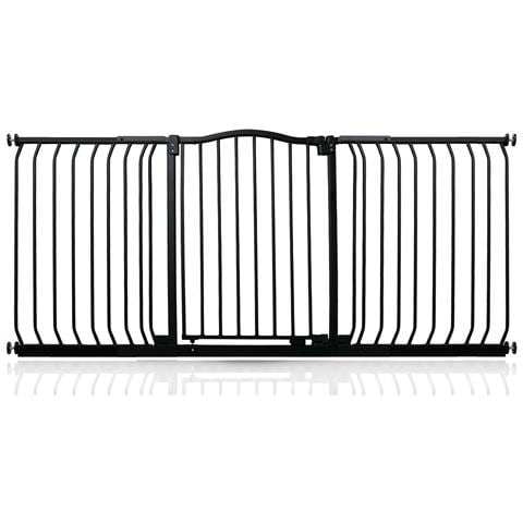 Safetots Cancelletto Di Sicurezza Con Parte Superiore Incurvata, 170cm - 179cm, Nero Opaco - Foto 1