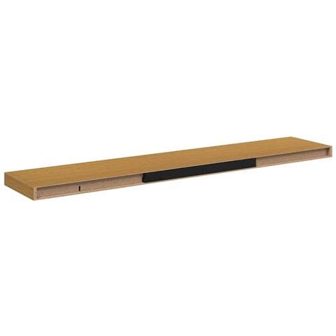 Scaffale da parete 4 pcs Beige 120 x 23,5 x 4 cm - Foto 9