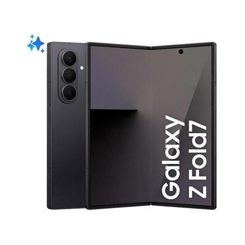 Galaxy Z Fold7 AI 5G 512GB 12GB Ram Display 8" / 6.5" Main Camera 200MP USB Type-C DualSim: nano + eSim Android 16 Snapdragon 8 Gen3 4400mAh Jetblack Europa - Foto 1