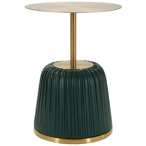 Tavolino Vkh1099-verde-metallo-40x40x55 Cm - Foto 1