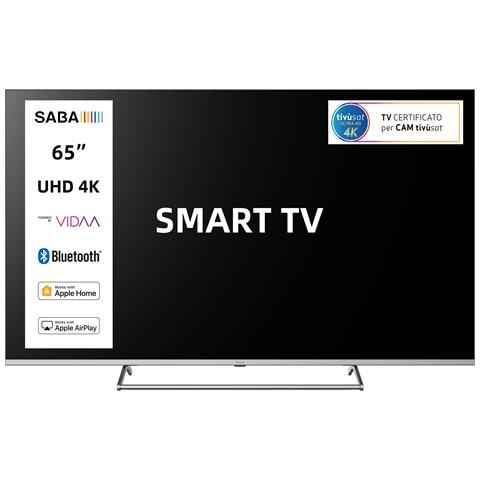 SA65KN9VDA SMART TV 65" ULTRA HD 4K, Sistema operativo VIDAA, Triplo tuner DVBT2/C /S2 HEVC MAIN10, Certificato TivuSAT, Piedistallo centrale, Dolby Audio - Foto 2