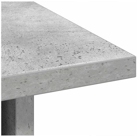 Comodino 2 pcs Grigio cemento 41 x 40 x 45 cm Legno multistrato - Foto 9