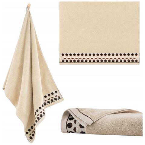 Asciugamano Zen2 - 70x140 cm - Beige - Di lusso - Morbido come il velluto - Elevata assorbenza - Foto 6