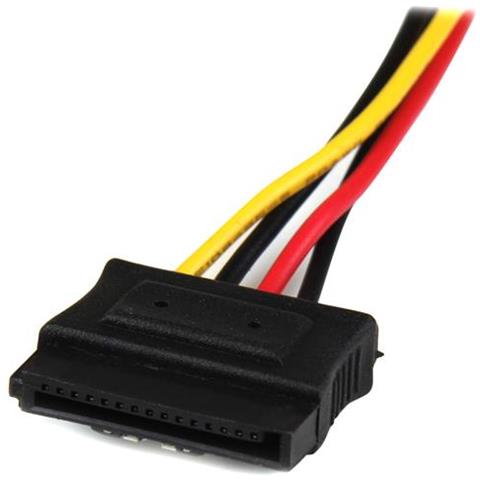 Adattatore splitter cavo di alimentazione Y LP4 a 2 SATA latching da 30 cm - Molex 4 pin a dual SATA - Foto 2