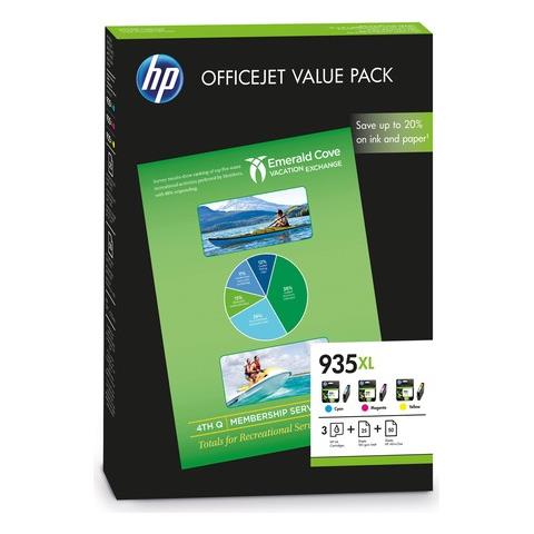 F6U78aE Cartuccia Ink Originale 935XL a Colori per Officejet 6815 Officejet Pro 6230/6830 Capacità 825 Pagine - Foto 3