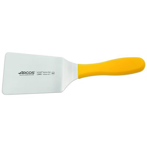 Serie 2900 - Spatola Cucina - Lama Acciaio Inossidabile Nitrum 155x90 Mm - Manico Polipropilene Colore Giallo - Foto 1