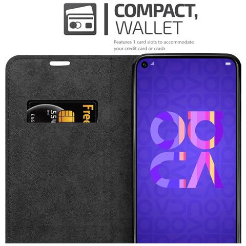Custodia Compatibile Con Huawei Nova 5t In Rosso Mela - Coperchio Protettiva Con Chiusura Magnetica, Funzione Stand E Tasca Per Le Carte - Foto 2
