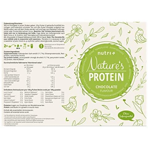 Nutri + Vegan Proteine ? ? nature, 500 G Lattina - Foto 2