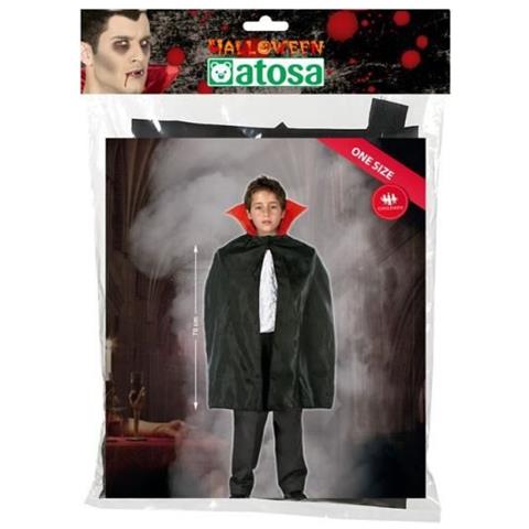 Costume Da Mantello Da Vampiro Rosso Bambino - Foto 1