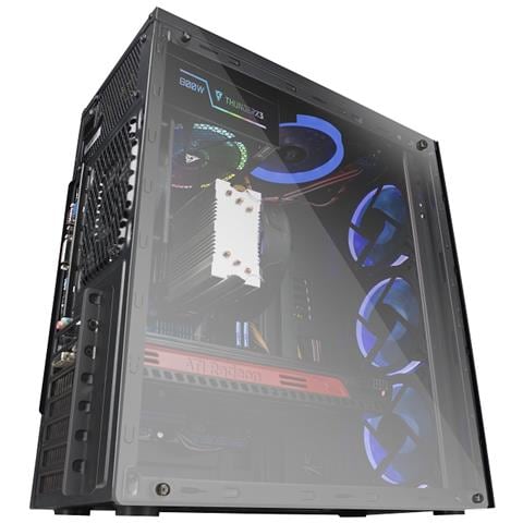 Case MCGBLUE Middle Tower ATX / Micro-ATX 2 Porte USB 3.0 Colore Nero (Finestrato)  - Foto 4