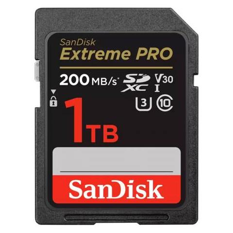 EXTREME PRO 1TB SDXC MEMORY CARD 200MB / S 140MB / S UHS-I CL 10 - Foto 1