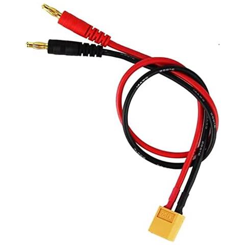 2 Pezzi Xt60 Ricarica Con 4mm Spina A Banana 14awg Cavo In Silicone 30cm - Foto 2