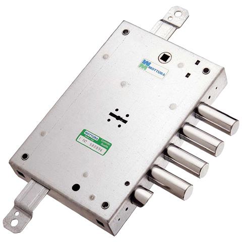 Serratura Da Applicare Triplice Per Porte Blindate Art. 52.571 E 63 - Mm 206 X 136 - Foto 2