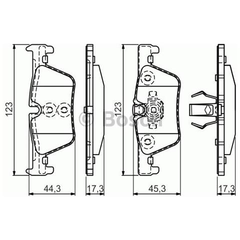Kit Pastiglie Freno 986494554 - Foto 1